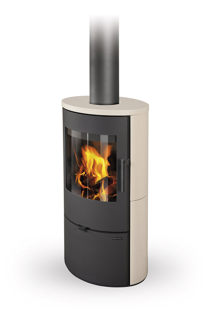 Soba lemne ceramica Romotop Evora 10 frontala