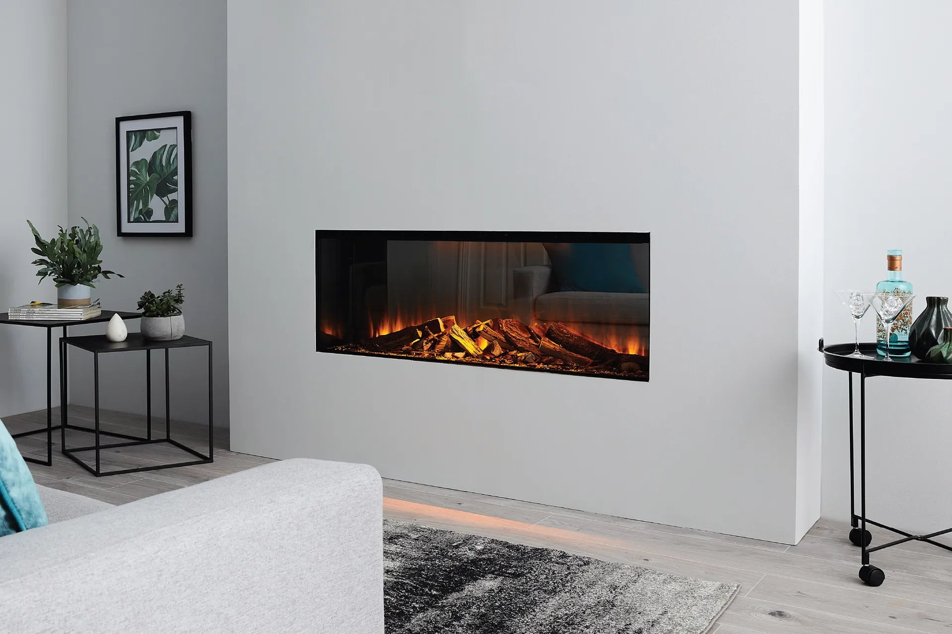 Focar semineu electric New Forest 1200