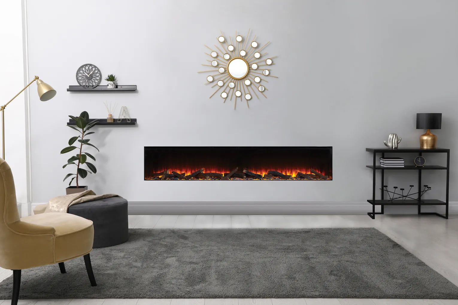 Focar semineu electric New Forest 2400