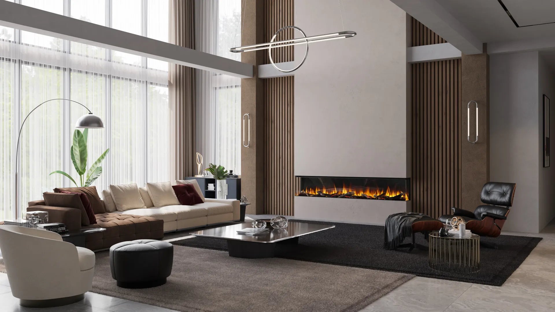Focar semineu electric New Forest 2400