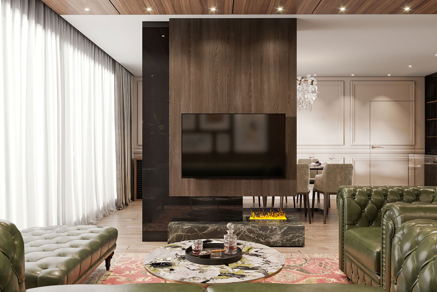 Focar semineu electric MISTique 60