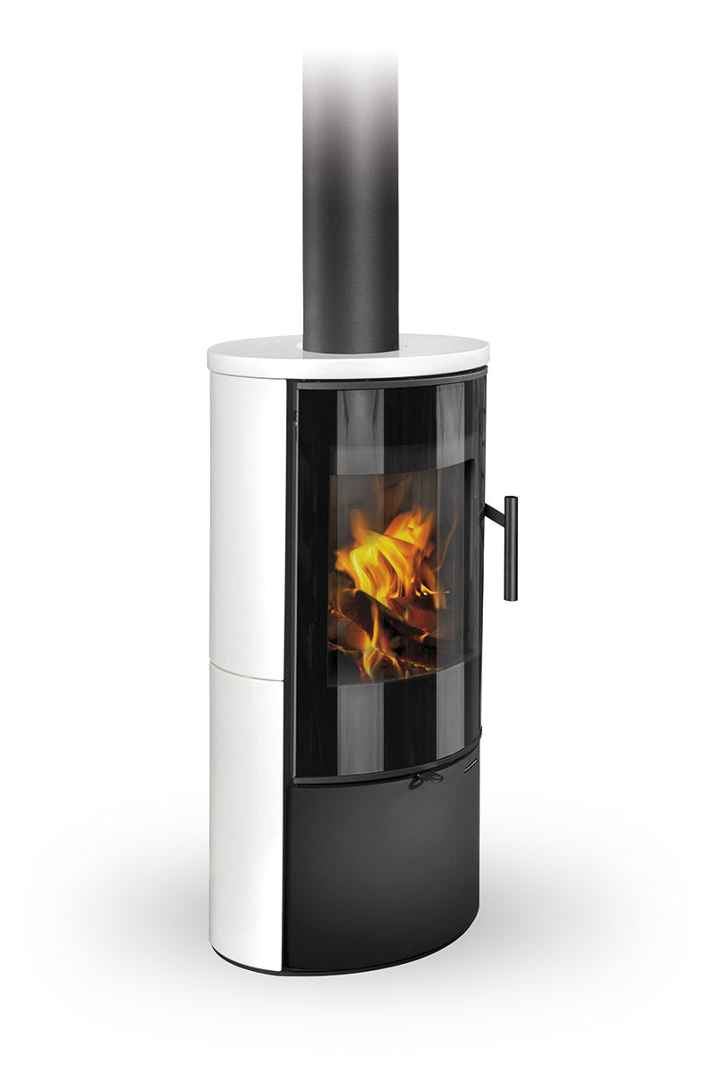 Soba lemne ceramica Romotop Laredo 10 frontala