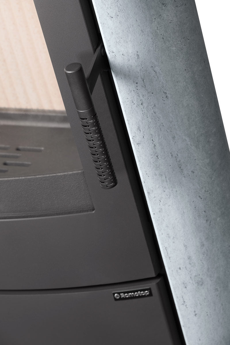 Detaliu textura piatra serpentin soba Navia H 20