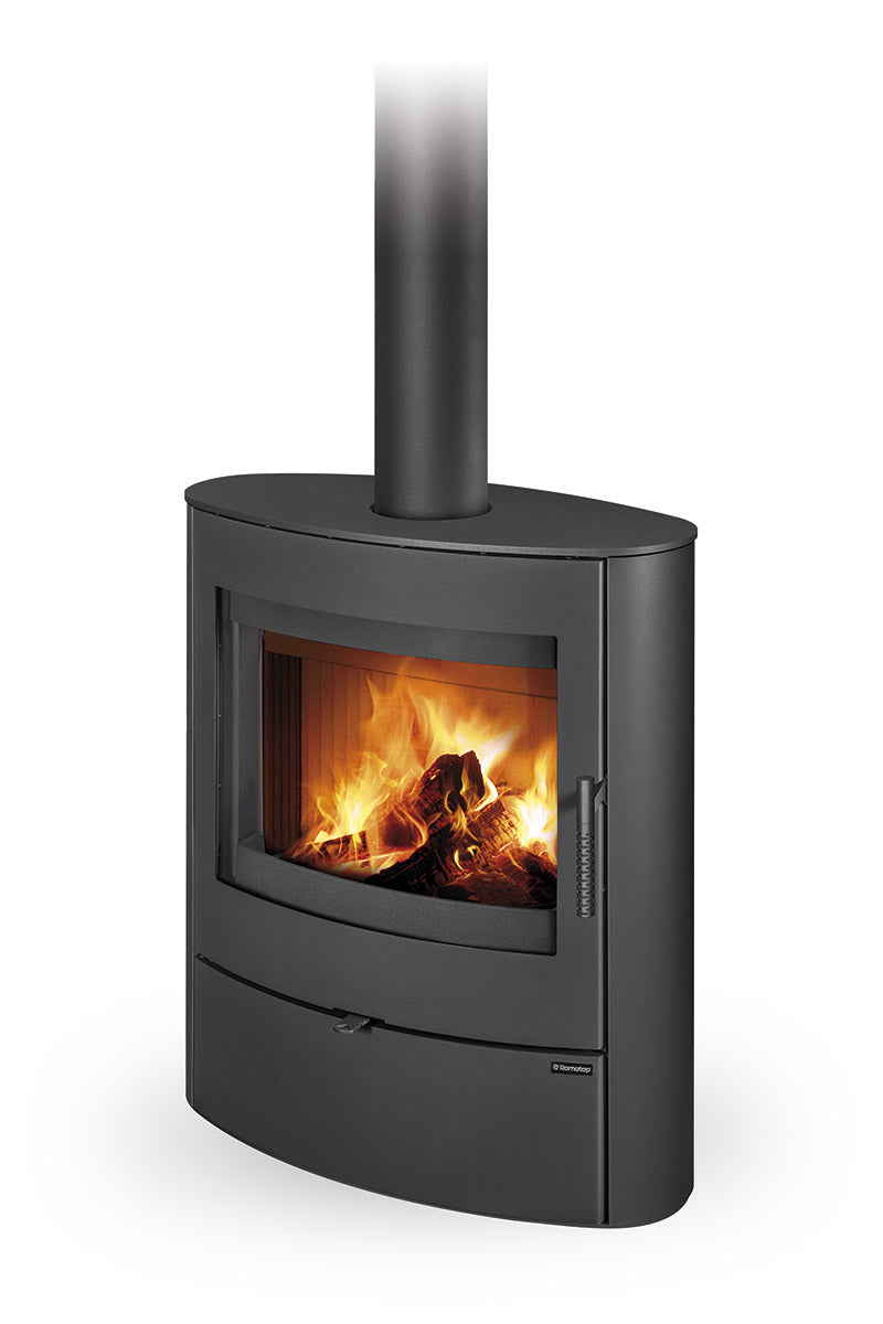 Soba lemne metalica Romotop Navia 30 negru