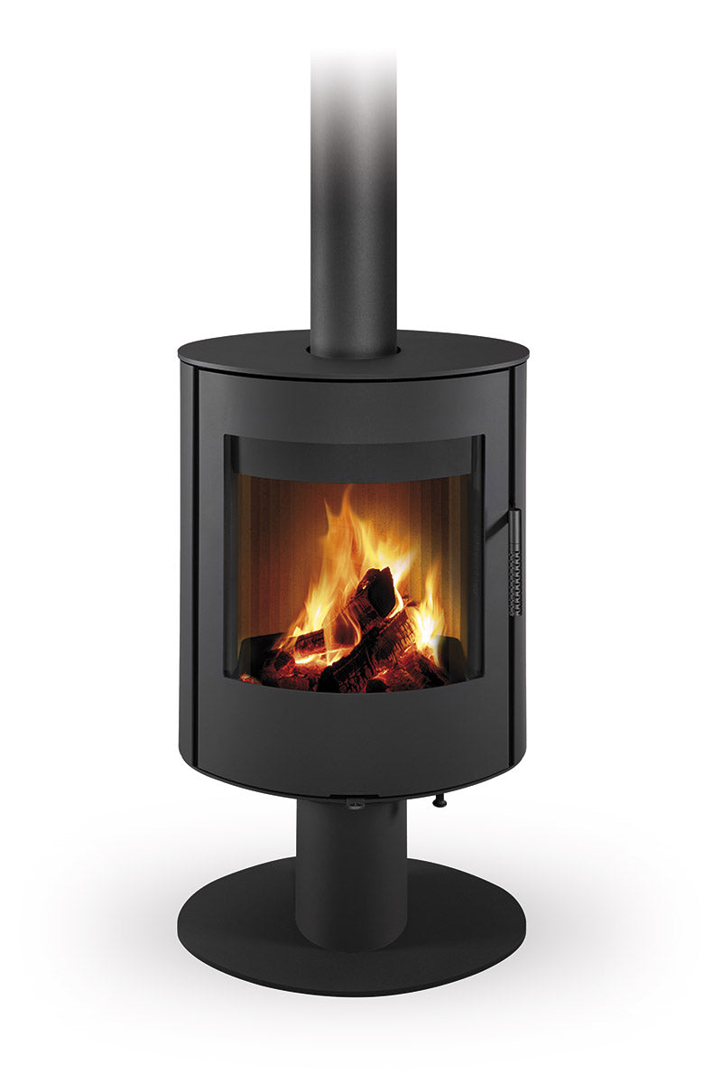 Soba lemne metalica rotativa Romotop Ovalis T 30
