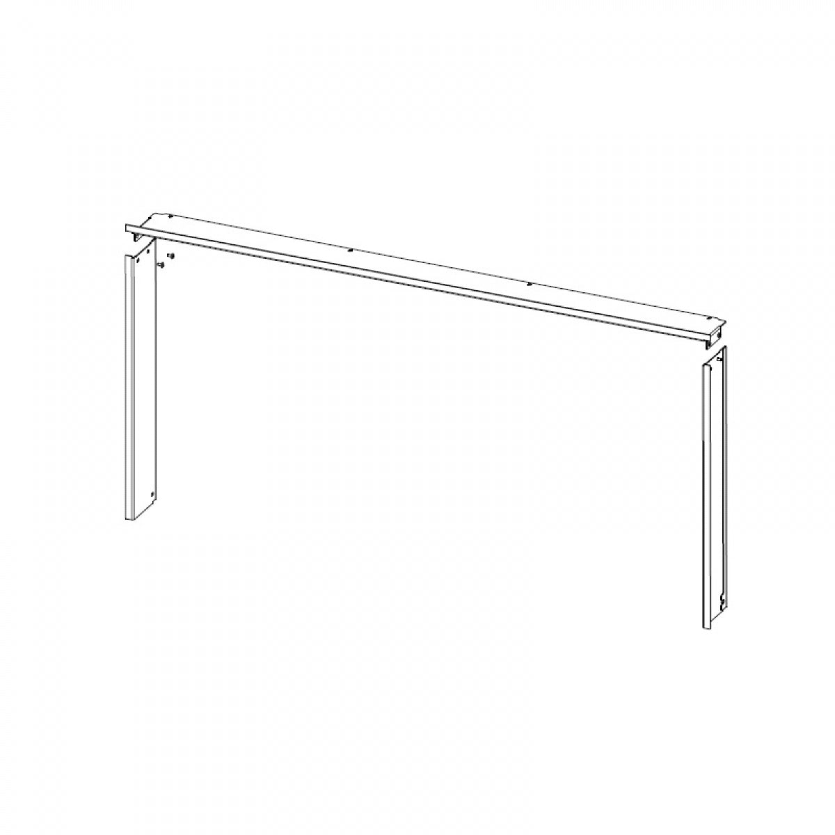 Rama pentru focar pe lemne H3LG RAM11 - standard, finisaj modern, compatibila cu seminee pe lemne