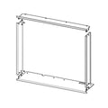 Rama pentru focar pe lemne H3LE RAM12 - standard, finisaj modern, compatibila cu seminee pe lemne