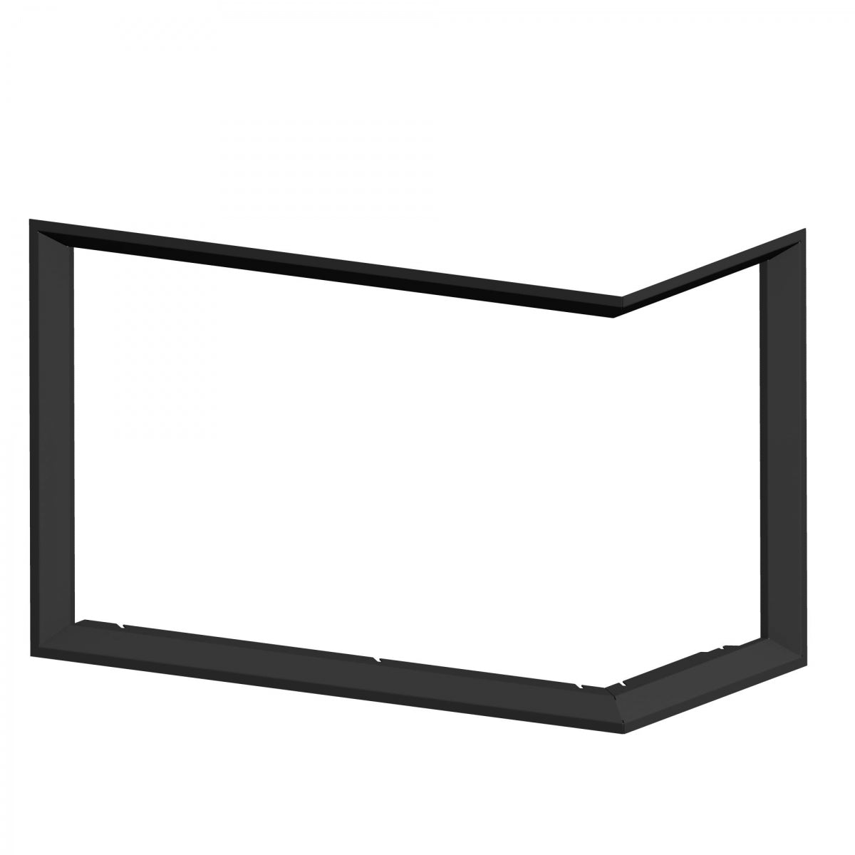 Rama pentru focar pe lemne H R/L 2SX RAM04 - standard, finisaj modern, compatibila cu seminee pe lemne