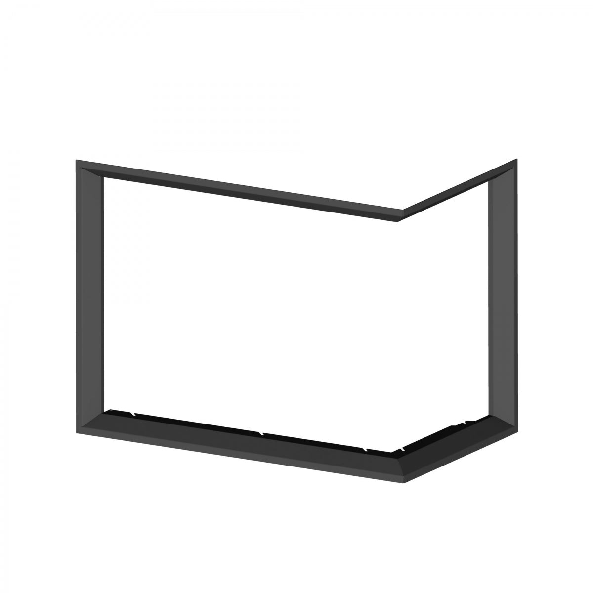 Rama pentru focar pe lemne H R/L 2SY RAM04 - standard, finisaj modern, compatibila cu seminee pe lemne