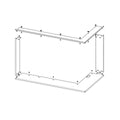 Rama pentru focar pe lemne H R/L 3LF RAM12 - standard, finisaj modern, compatibila cu seminee pe lemne