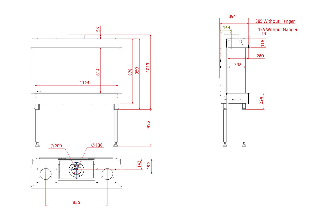 Focar gaz NV 120 F3