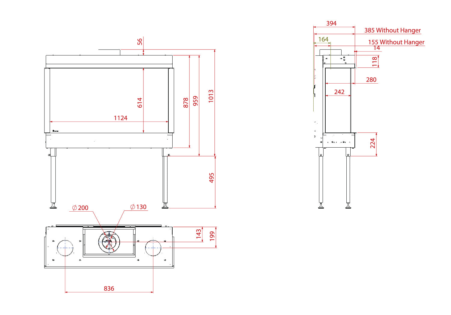 Focar gaz NV 120 F3