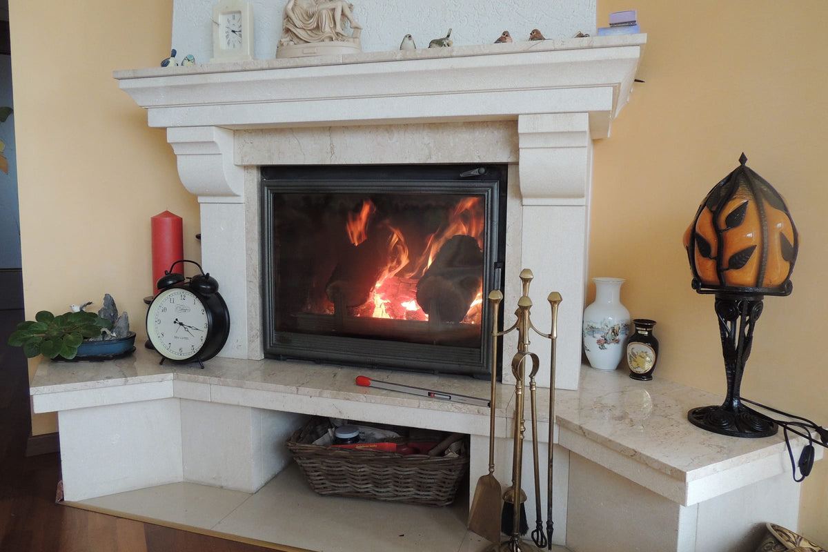 Semineu lemne rustic 3